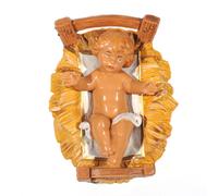 Statuine presepe Gesù Bambino nella culla Categoria 12cm Fontanini
