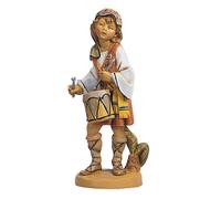 Statuine presepe Pastore che suona il tamburo Categoria 12cm Fontanini (cod.437)