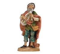 Statuine Presepe: Pastore che suona la zampogna 12 cm Fontanini 103