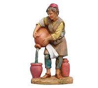 Statuine Presepe: Pastore con anfora che versa acqua 12 cm Fontanini 284