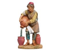 Statuine presepe Pastore con anfora che versa acqua Categoria 12cm Fontanini (co