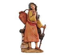 Statuine Presepe: Pastore con anfora sulle spalle e bastone 12 cm Fontanini 130