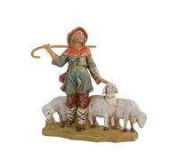 Statuine presepe Pastore con pecore Categoria 12cm Fontanini (cod.259)