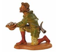 Statuine Presepe: Pastore in ginocchio 10 cm Fontanini 136