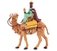 Statuine presepe Re Magio Moro a cammello Categoria 10cm Fontanini (cod.10)