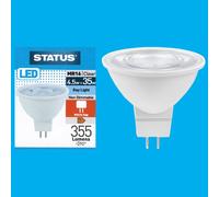 4x 4.5W (=35W) LED MR16, GU5.3, Luce Del Giorno 6500K Riflettore Spot Lampadina