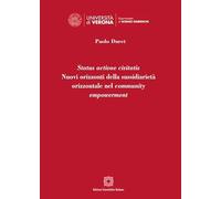 Status activae civitatis - nuovi orizzonti della sussidiarietà