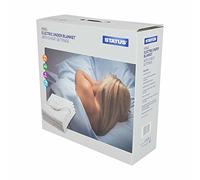 Status Electric - Coperta elettrica ad intensità Regolabile con Protezione Anti-surriscaldamento, Bianco, King