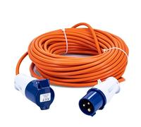 Status Prolunga da 25 m, 16 A/230 V, cavo arancione da 1,5 mm, IP44 resistente alle intemperie, ideale per campeggio, roulotte, camper e cantieri (25M16A1.51PK4)