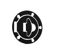 STATUZ Protezioni Serbatoio Carbonio Tappo Serbatoio Carburante Pad Filler Cover Adesivi Decalcomanie per Ducati Panigale Monster 821 848 1299 1198 1199 Decorare (Color : 8)