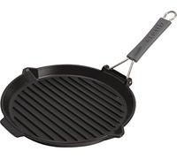 Staub Grill Pans Bistecchiera, ghisa, Nero, 28 cm x 28 cm