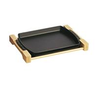 Staub Serving Piatto da servizio rettangolare - 33 cm x 22 cm, nero