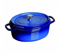 STAUB Casseruola/Cocotte in Ghisa, Ovale 29 cm, 4.25 Litri, Blu (Scuro)