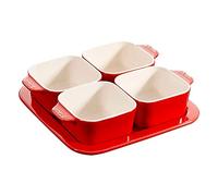 STAUB 40511-119 - Set antipasti in ceramica ciliegia, set di piatti piccoli, prodotto giapponese autentico