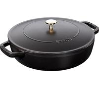 Staub Braisers Tegame Chistera rotondo - 28 cm, nero