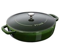 Staub 40511 - 479 - 0 - Casseruola con, in ghisa, basilico, 24 cm chistera