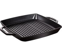 Staub Grill Pans Bistecchiera quadrata - 33 cm, Nera
