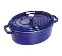 STAUB Casseruola/Cocotte in Ghisa, Ovale 31 cm, 5.5 Litri, Blu (Scuro)