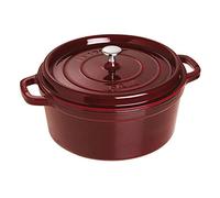 STAUB Casseruola/Cocotte in Ghisa, Rosso (Granatina), Tonda 28 cm, 6,7 litri