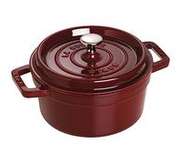 STAUB Casseruola/Cocotte in ghisa, Rotonda 22 cm, 2,6 litri, Rosso (Granata)