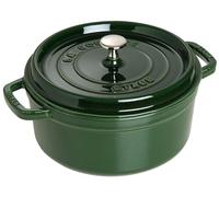 STAUB Casseruola/Cocotte in ghisa, Tonda 26 cm, 5 litri, Verde basilico