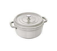 STAUB CASSERUOLA COCOTTE TONDA CM 20 WHITE TRU 1007302