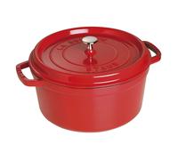 STAUB La Cocotte Casseruola, Ghisa, Rosso Ciliegia, 28 cm