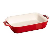 Pirofila Gratin Rettangolare 26 x 17 cm Rossa in Ceramica
