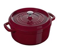 STAUB - Casseruola rotonda, 24 cm, colore: Bordeaux