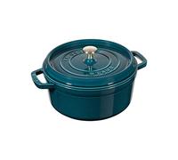 Staub Casseruola Rotonda, Blu (La Mer), 24 cm