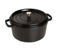 Staub 40511-473-0 Braisers Tegame Chistera, Nero, Diametro 24 cm