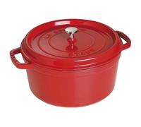Staub Casseruola Rotonda, Rosso (Ciliegia), 26 cm