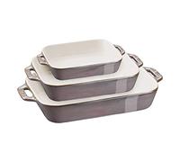 Set 3 Pirofile in Ceramica Grigio Antico Staub