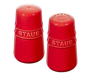 Staub Ceramique 4 cm, Saliera e pepiera, ciliegia