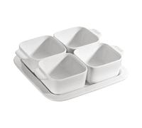 Staub Ceramique 5-pz., Set per antipasti, bianco