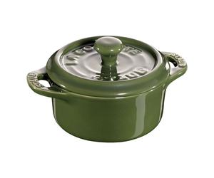Staub Ceramique Mini cocotte rotonda - 10 cm, basilico