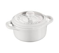 Staub Ceramique Mini cocotte rotonda - 10 cm, bianco