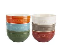 Staub Ceramique - Set di 6 ciotole in ceramica, colori misti