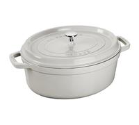 STAUB COCOCOTTE - Cazzuola bianca in ghisa con gommini ovali, 29 cm