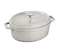STAUB COCOCOTTE - Cazzuola bianca in ghisa con gommini ovali, 29 cm