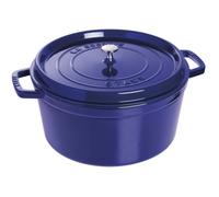 STAUB Casseruola/Cocotte in Ghisa, Rotonda 30 cm, 8.35 L, Blu (Scuro)