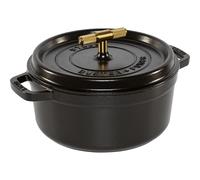 Staub La Cocotte Cocotte Buster+Punch rotonda - 24 cm, Nera