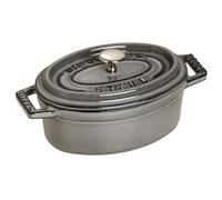 Staub La Cocotte Mini cocotte ovale - 11 cm, grigio grafite