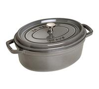 Staub 40500-276-0 girarrosto/cocotte in ghisa ovale 27 cm 3,2 L grigio grafite