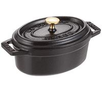 STAUB Cocotte Casseruola Ovale, Ghisa, Nero, 11 cm