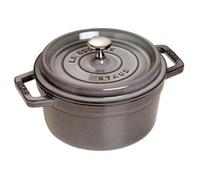 Staub - Cocotte in Ghisa con Coperchio Diametro 18 cm Colore Grigio - SPEDIZIONE GRATUITA