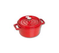 Staub - Cocotte in Ghisa con Coperchio Diametro 20 cm Capacit 2.2 lt Colore Rosso Ciliegia - Linea La Cocotte