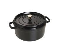 STAUB Round Cocotte, Nero, Hierro Fundido de 26 cm