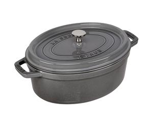 STAUB COCOTTE OVALE 29 CM GRIGIA IN GHISA MOD. 1003931 EAN 3272341029188