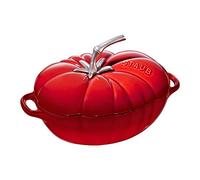 Staub Cocotte Tomate 25 cm Kirschrot Rostiera, ghisa, Rosso